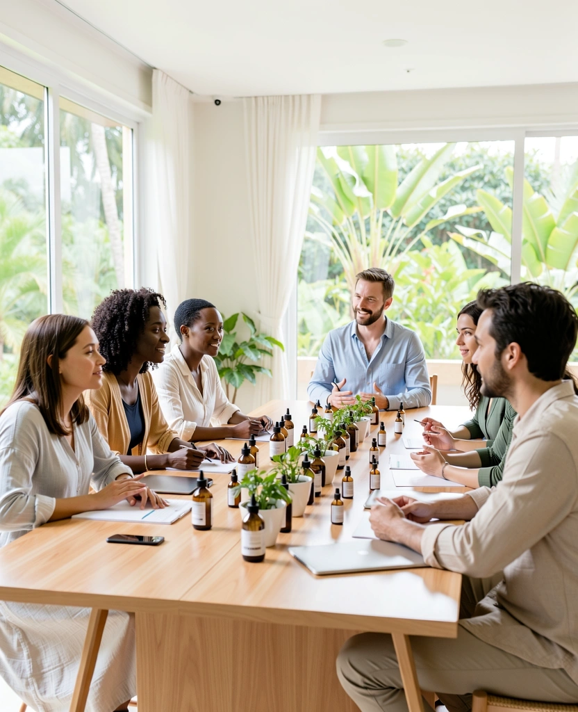 Our team collaborating